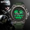 Sanda 6024 Outdoor Sports Shockproof Waterproof Luminous Watch - Unisex Multifunctional Electronic Watch