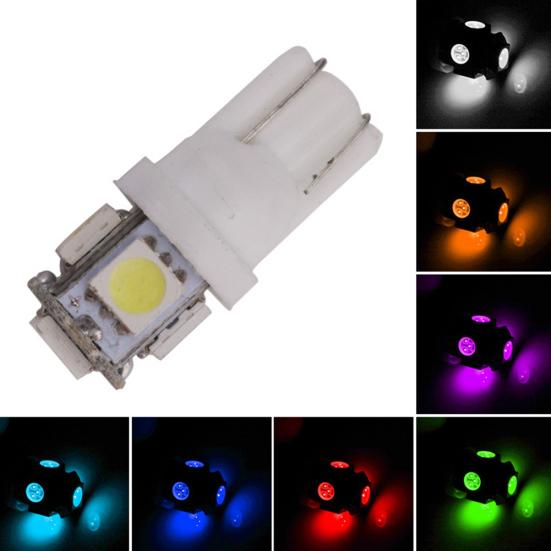 

30 шт., 12 В, автомобильная светодиодная лампа W5W T10 5050, клиновая лампа для чтения номерного знака