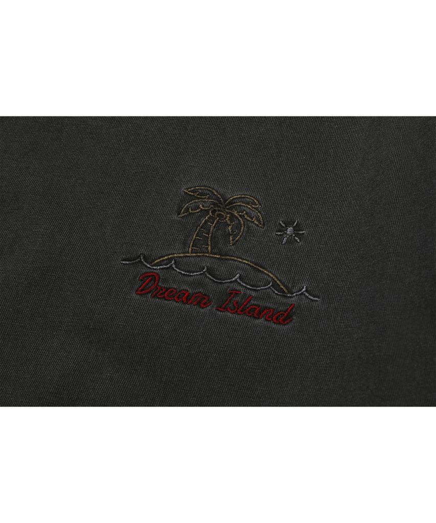 CPGN STUDIO Dream Island Pigment Short Sleeve T-Shirt Smoke Black
