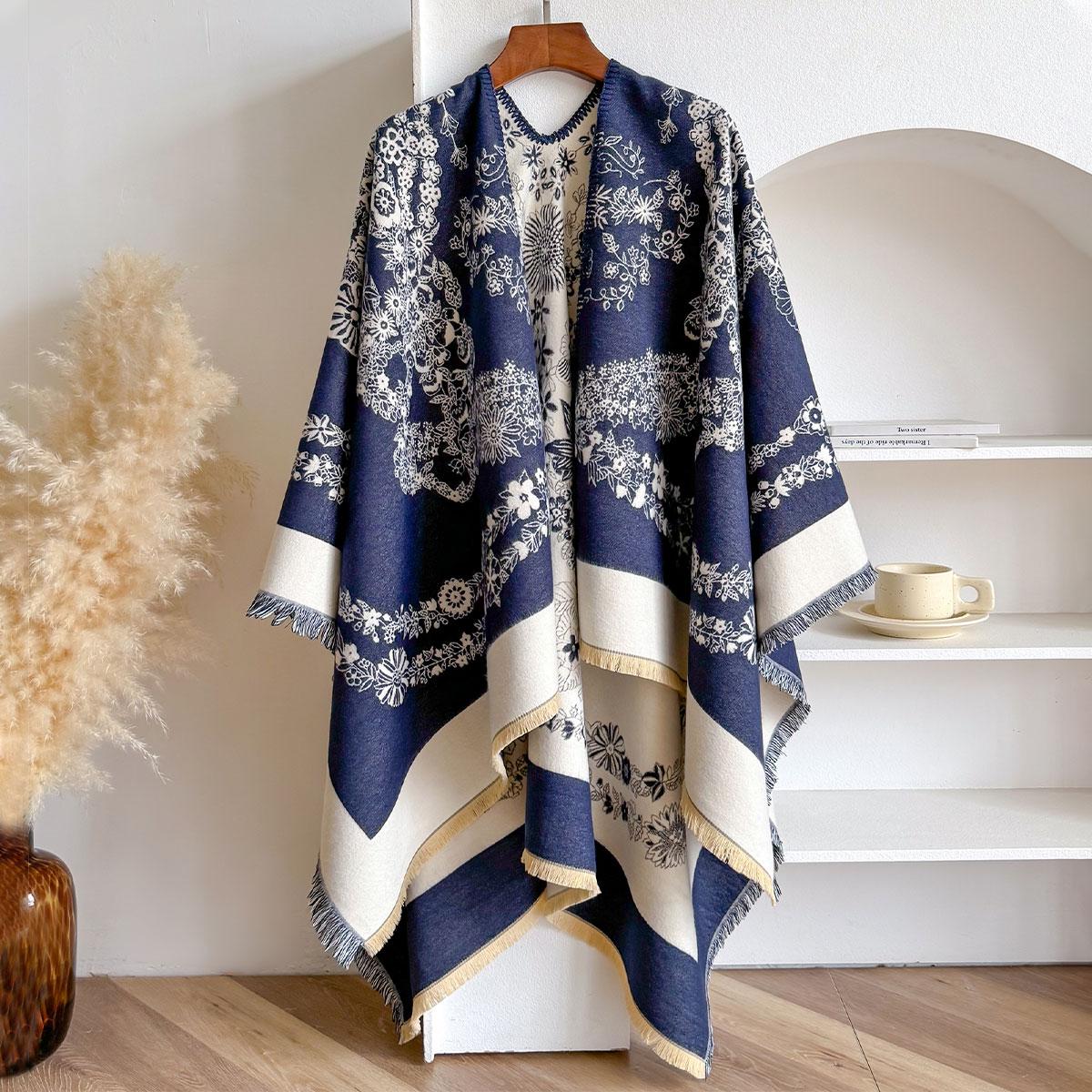 

Роскошный Имитация Кашемира Женский Двусторонний Квадратный Шарф Зимний Теплый Шаль Бандана Пашмина Женский Фуляр Толстое Одеяло