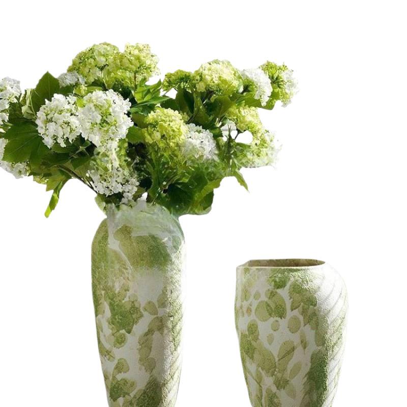 Wysokiej jakości chiński retro wazon ceramiczny: Ozdoba podłogowa do salonu do kompozycji kwiatowych