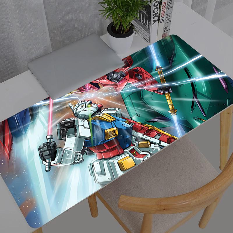 Mouse Pad Large Rubber PC Mobile Suit Gundam Computer Gaming Accessories Mousepad New Desk Mat Locking Edge Gamer Carpet