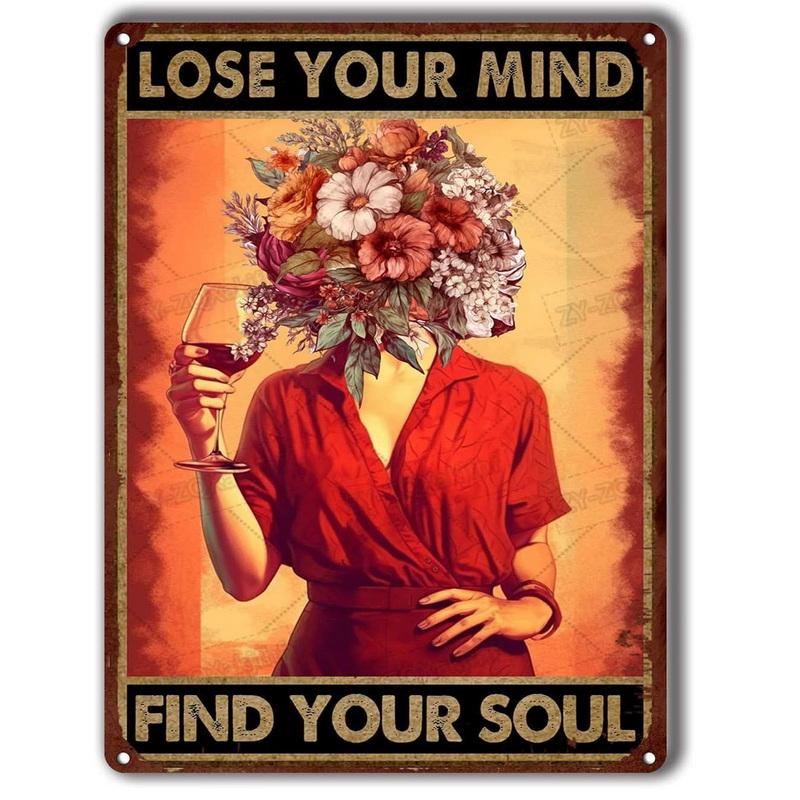 Metal Tin Signs Be Kind To Your Mind Wall Posters Plaque Sign Vintage Iron Painting Decoration for Home Cafe Bathroom Club Ba