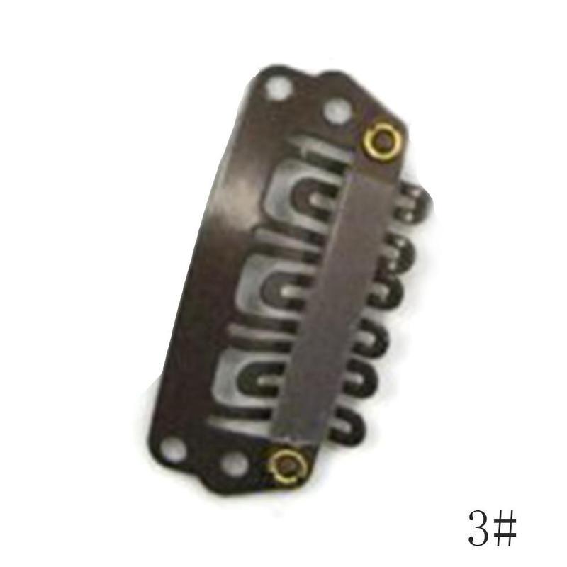 

Новинка, 1 шт., U-образная расческа для наращивания волос, уток, парик, клипсы, металлические зажимы, невидимая булавка кофейный