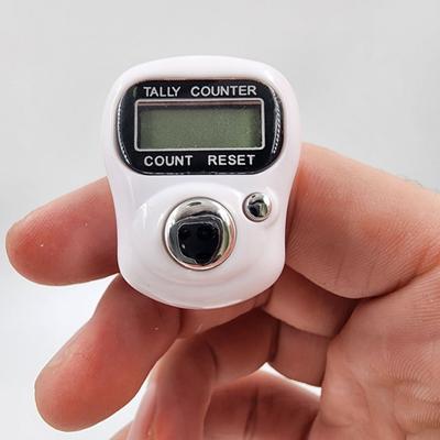 Contatore per anelli da dito a LED Compatto Risposta rapida Cerchio regolabile Facile funzionamento semplice Contatore Fornitura domestica