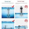 Pompe à eau submersible domestique haute puissance en acier inoxydable 220V pour usage agricole et d'eaux usées