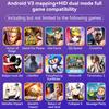 D8 Telescopic Mobile Gaming Controller RGB Light Mobile Phone Gamepad Bluetooth-Compatible5.2 for Android ApplePS3 PS4 Switch PC
