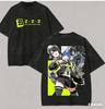 Zenless Zone Zero Washed T-shirt 2026 New Model Personality Clothes Shirt Year Round Clothing Vintage Loose Streetwear Trendy