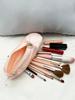 1pc Vintage French Style Ballet Shoes Shaped Handmade Pencil Case Makeup Pouch,Portable Exquisite Multifunctional Storage Bag