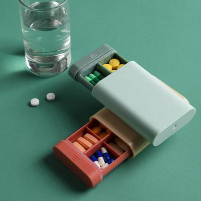 Mini compartiment de voyage Portable en plein air, boîte de rangement de pilules de médicaments, boîte de rangement de pilules