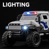 1:32 Conqueror Legierung Polizei Explosionsgeschützte Fahrzeuge Diecast Metall Geländepanzer Fahrzeugmodell Sound Licht Kinderspielzeug Geschenk