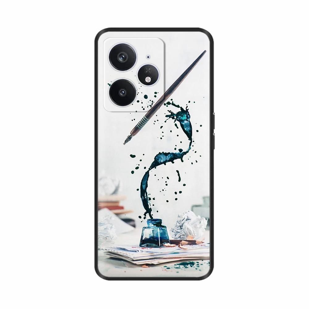 Für Realme Neo 7 Hülle Blume Vogel Weiches Silikon TPU Handyhülle Funda Für Realme Neo7 Abdeckung Realmi Neo 7 Hülle Handy Tasche Schalen