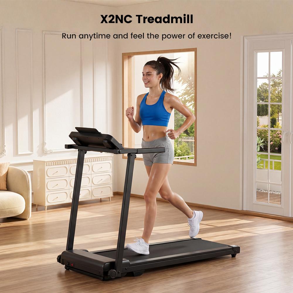 Formil X2NC Folding Treadmill with FitShow APP Manual Incline 1–12KM/H Running Machine LED Display Home Fitness Treadmill