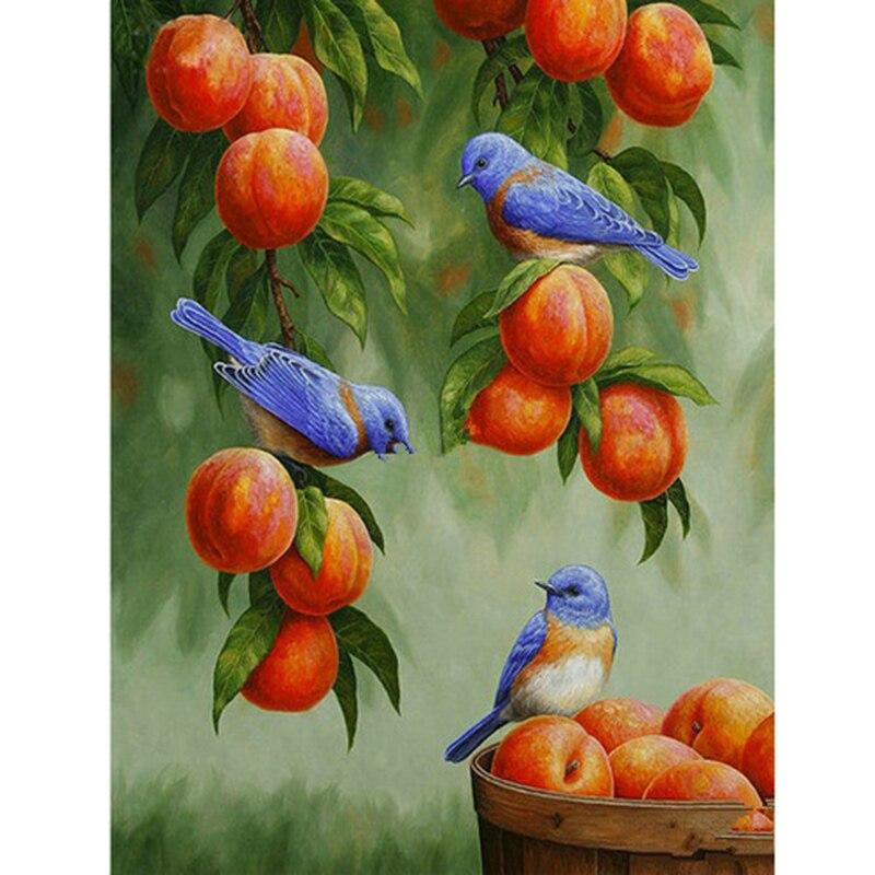 5D Fruit Diamond Painting Full Round Drill Diamond Embroidery Cross Stitch Full Set Crystal Mosaic Diamond Kitchen Decor