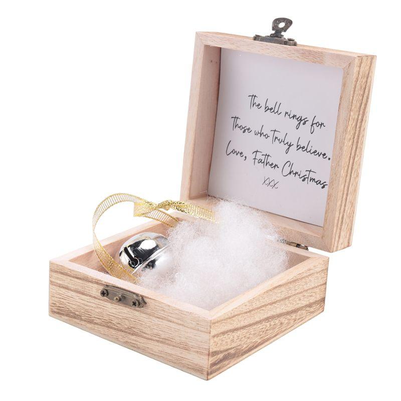 Premium-Christmas Magical Faith Bell, Christmas Souvenir Magical Faith Bell, Christmas Tree Home Decor Souvenir серебряный