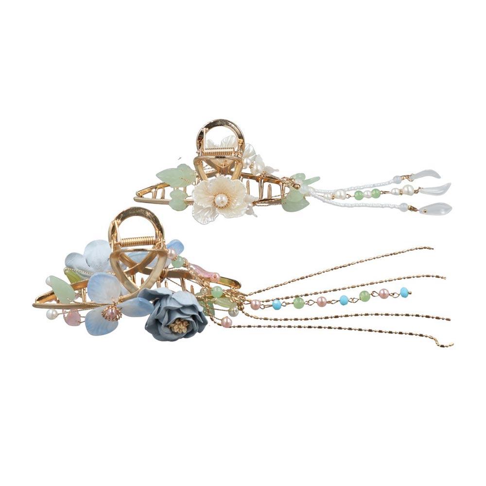 Clip Pearl Pendant Metal Hair Claw Korean Style Hair Clip Flower Hair Clip Women Hair Accessories