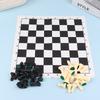 Plastic Chess Pieces With Chess Board Chess Set 65Mm Games Medieval Chesses Set With 35Cm Chessboard Board Games