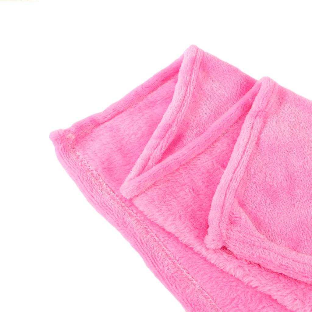 Flannel Pet Blanket Fruit Fleece Cozy Warm Bedding For Small Animals Lightweight Solid Color Blanket
