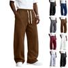 Men's Drawstring Sweatpants Loose Fit Casual Joggers for Everyday Wear
