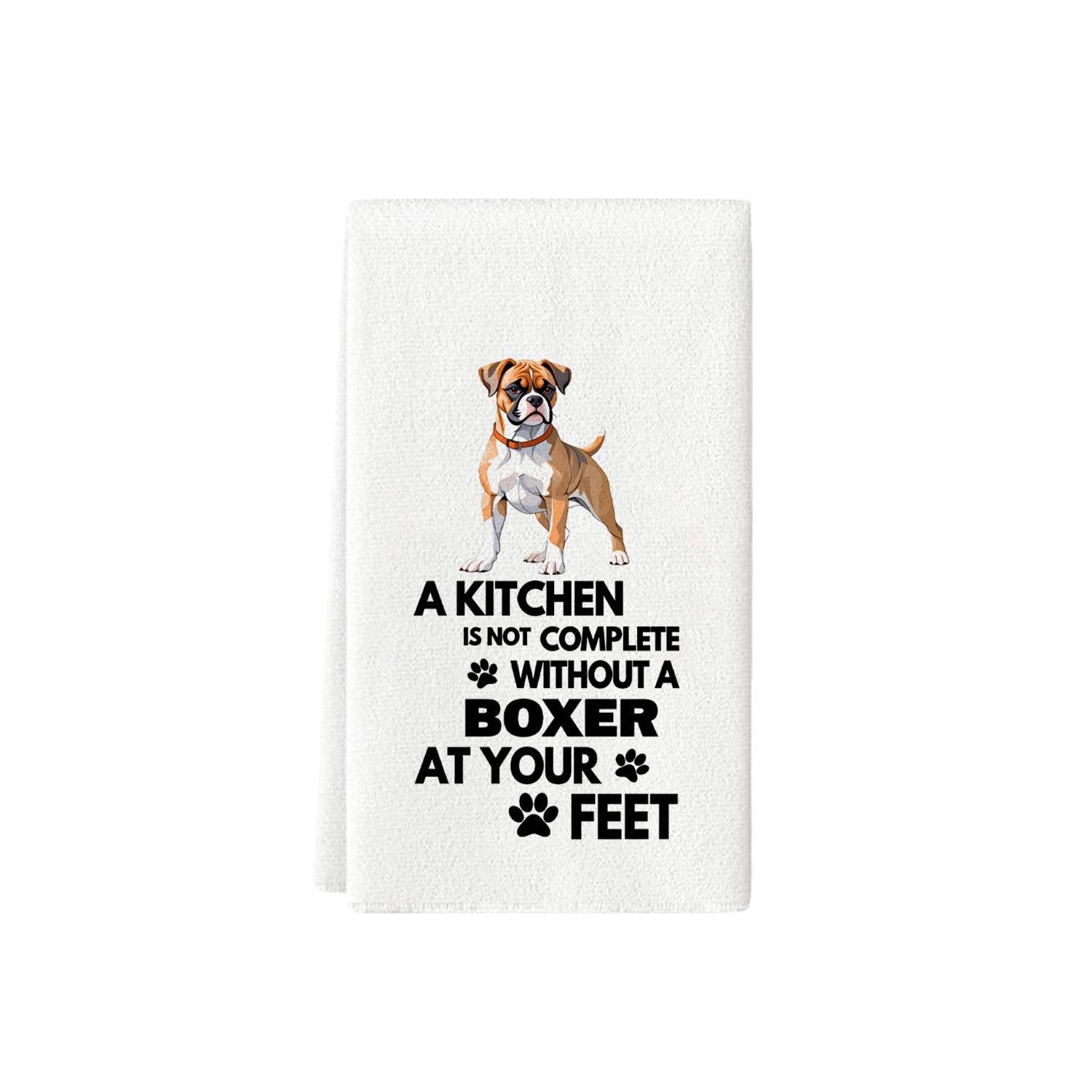 

Schnauzer Paw Print Dog Kitchen Towel - Black Dish & Hand Towel for Home & Bathroom 40x60cm (1 piece)