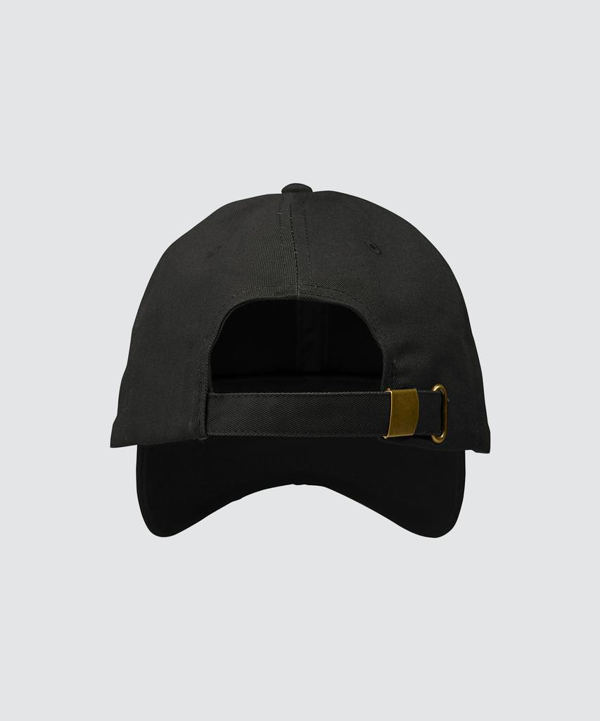 Yunaitideuaeseul Plain Low Cotton Ball Cap_Black