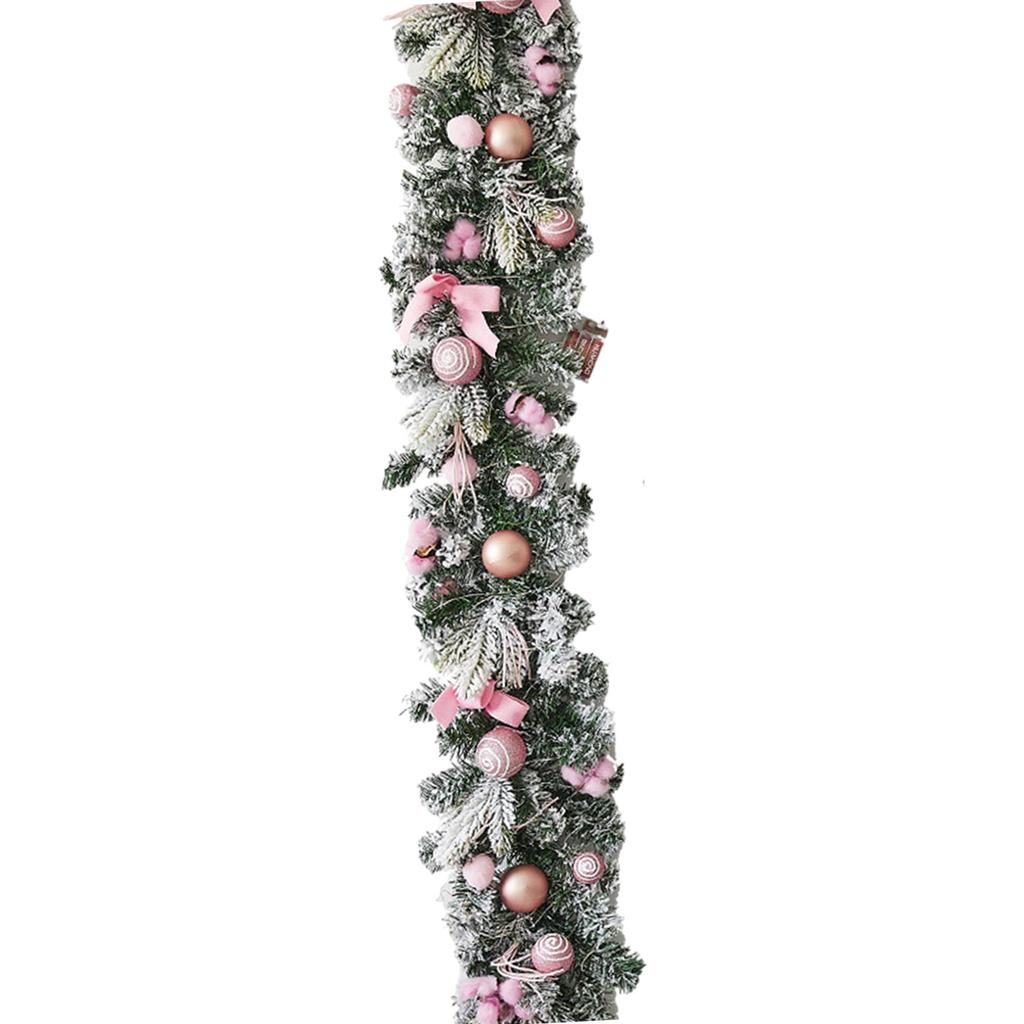 Rattan DIY Decor Decoration Gift Artificial Christmas Wreath 1.8M for Porches