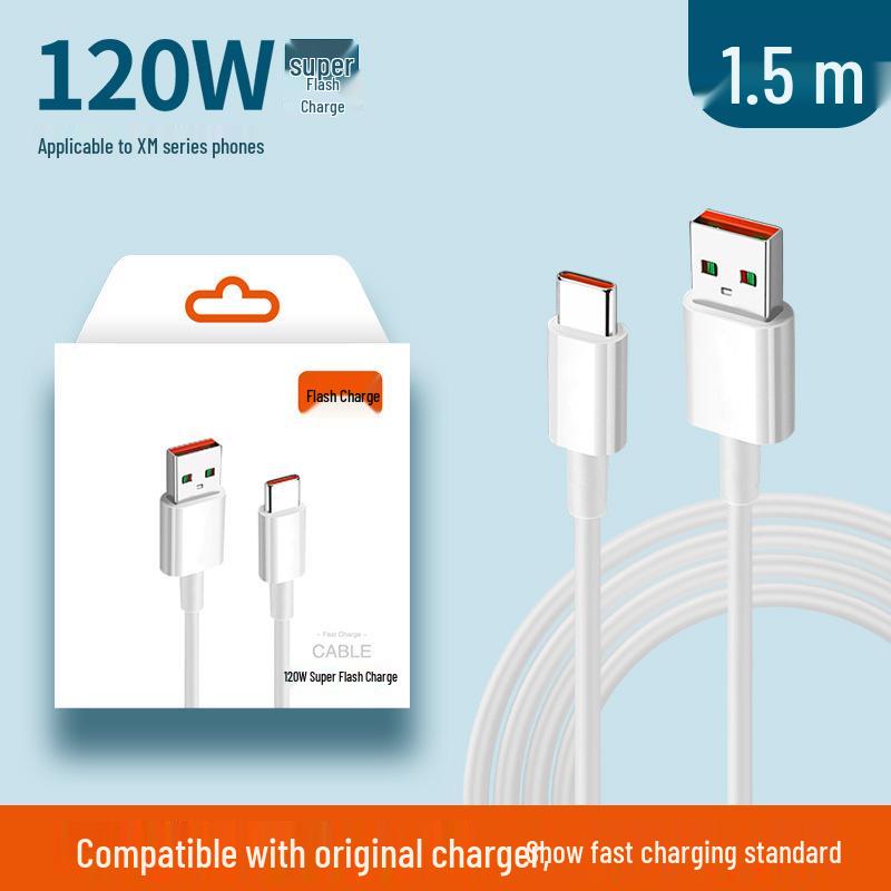 Xiaomi Schnelllade-Datenkabel mit Dezimalpunkt für 30W bis 120W