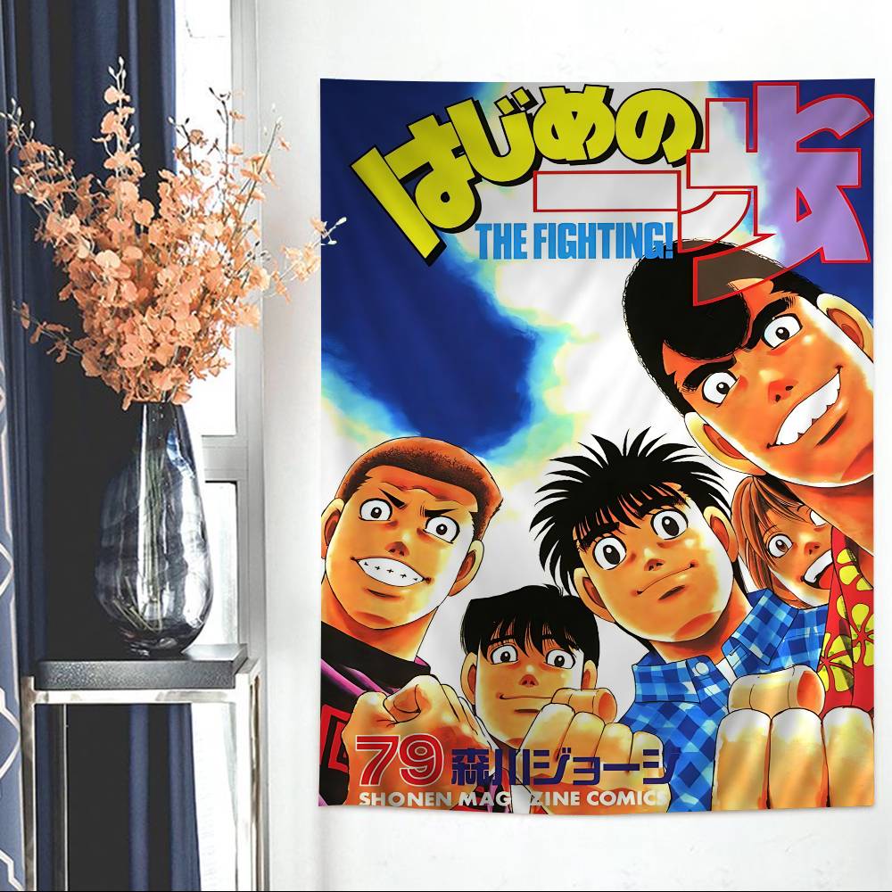 Japanese Manga HHajime No Ippo Cartoon Tapestry Bohemian Wall Tapestries Mandala Wall Hanging Sheets