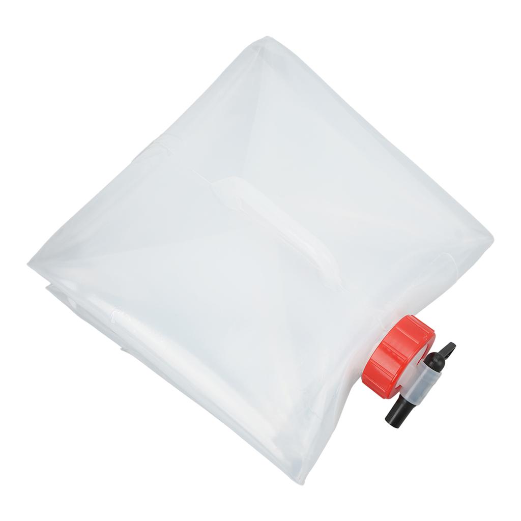 Collapsible Water Canister Portable Plastic Foldable Drinking Water Container with Tap Screw Cap for Travel Kitchen 10L
