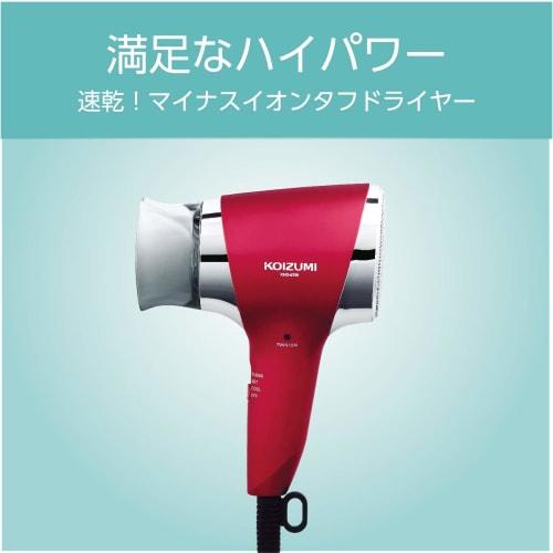 Koizumi Hair Dryer Negative Ion Tough Dryer Red KHD-9720/R