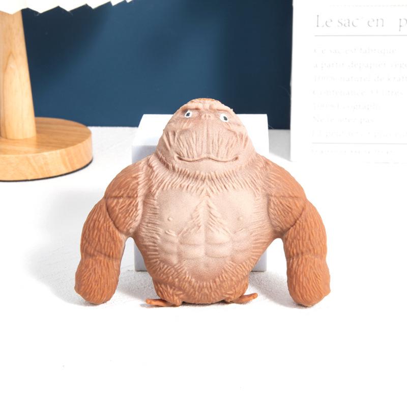 Viral TikTok Gorilla Stress-Relief Toy: Slow Rebound & Satisfying Squeeze