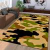 Camouflage Pattern carpet Non-slip rug suitable for living room and bedroom sofas
