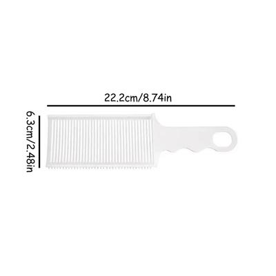 1PC Men's Haircut Comb Push Cut Comb Hair Cutting Comb Flat Top Comb Comb White Little Comb Position Aid Comb