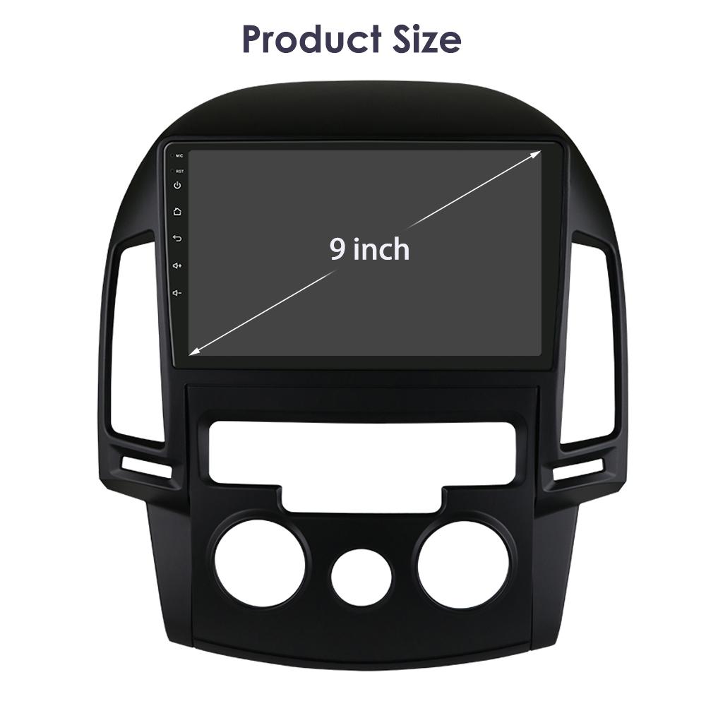 2din Android Autoradio pentru Hyundai I30 Auto Manual 2006-2012 AT MT Radio Auto Multimedia Video Player GPS Nav Unitate Principală Carplay 4G Ecran inteligent