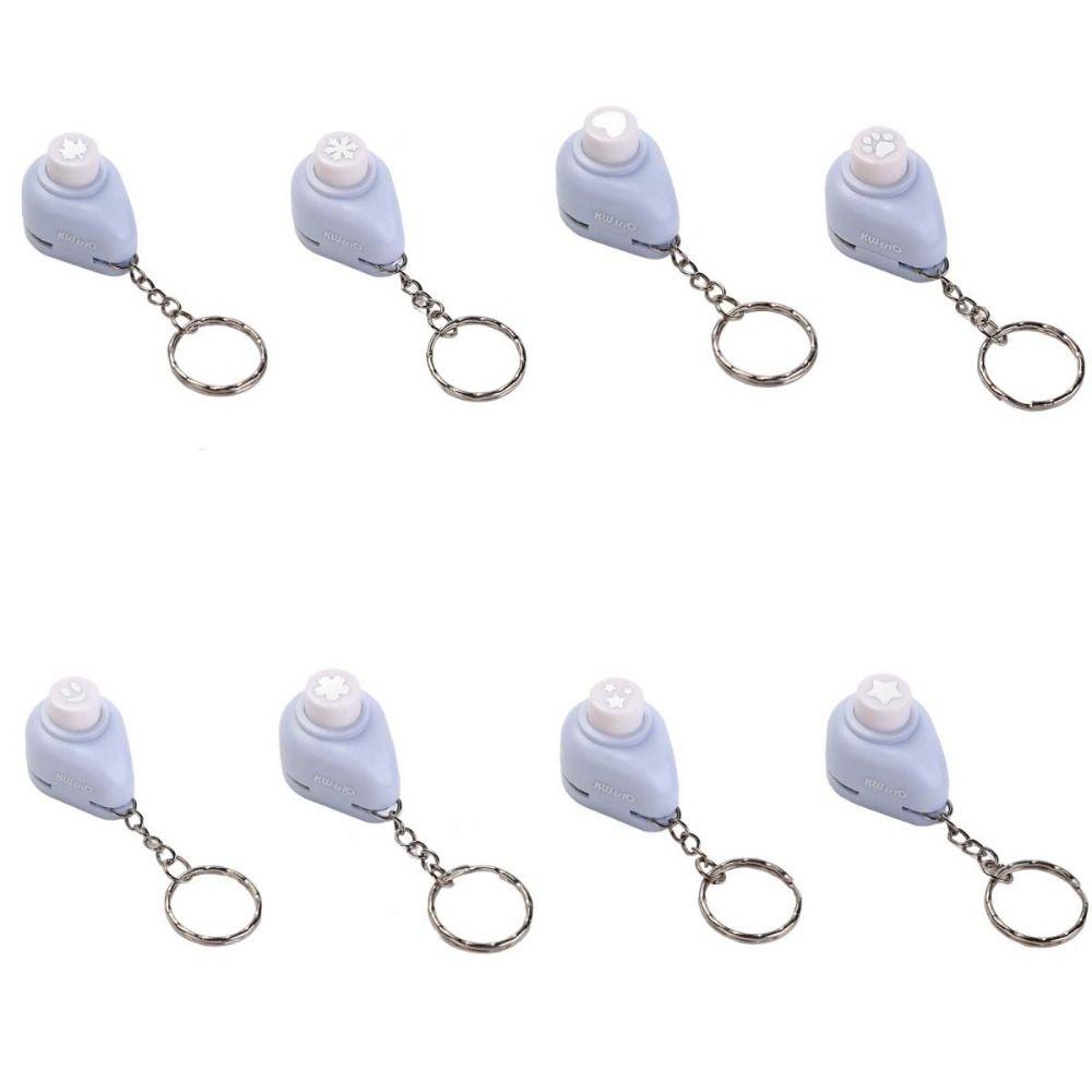 Mini Stamp Cutter with Keychain Embossing Machine DIY Tools Stamp Hole Puncher Card Making