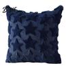 Romantic Room Decor Plush Throw Pillow Cover Heart Embroidery Cushion Case with 3D Bowknot Jacquard Cute Bow Tie Cases Soft Fluffy Decorative