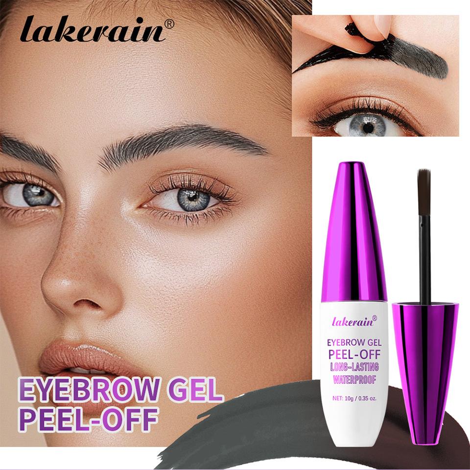 Lasting 3 Days Tattoo Easy Peel Off Eyebrow Gel Cream Types Long-Lasting Smudge-Proof Sweat Resistant Waterproof Cosmetics
