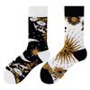 Asymmetric Colorful Christmas Cotton Socks for Couples