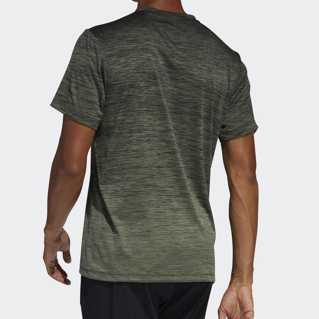 adidas Gradient Training Sports Short Sleeve Tee Men Tops Olive-Green FL4398