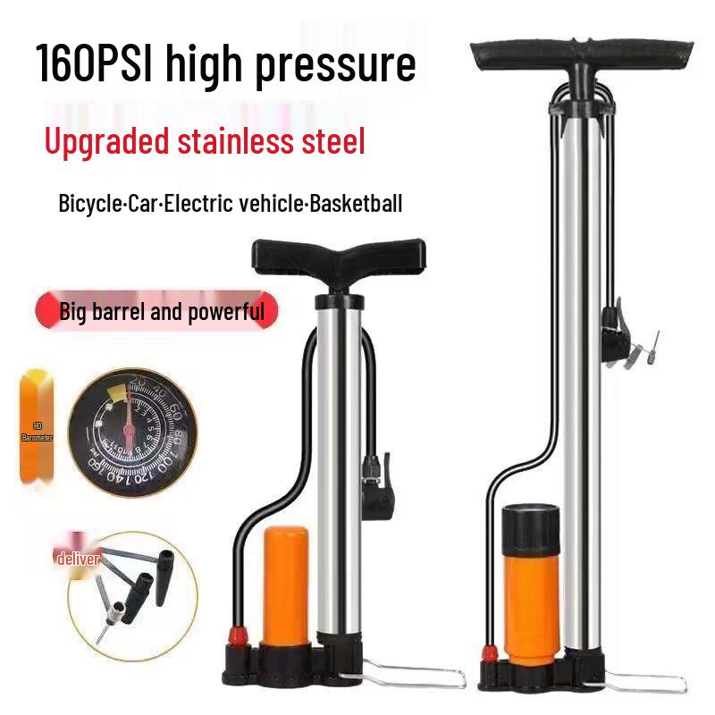 Multi-Function High-Pressure Air Pump for Car, Motorcycle, Bicycle & Basketball