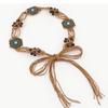 Retro Forest-style Literary Knitted Belt Women's Decorative Belt Bohemian Dress Waist Chain