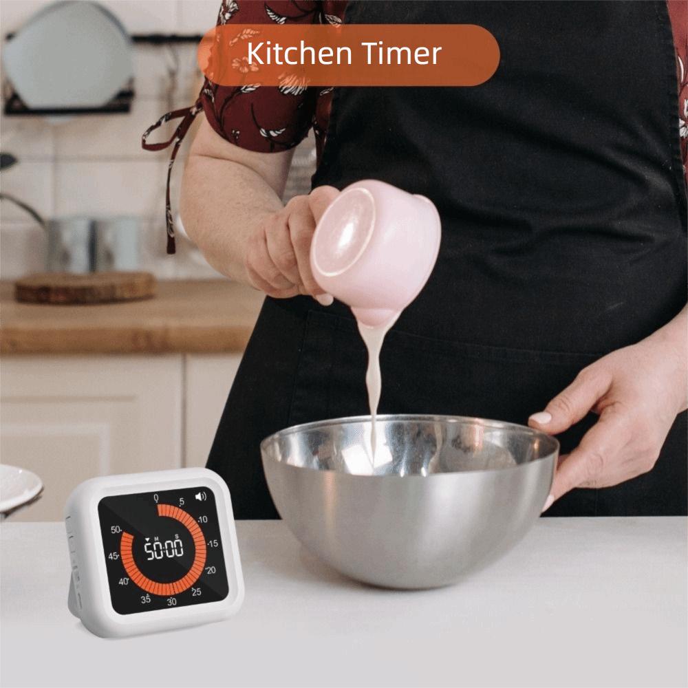 Easy to Read Countdown Timer Sound Adjustment Rechargeable Timer Visual Digital Timer  Livingroom