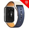 Skórzany pasek do zegarka Huawei Fit 2 Wymiana paska do smartwatcha Sportowa opaska na nadgarstek Bransoletka z pętlą retro Fit2 Akcesoria do zegarków