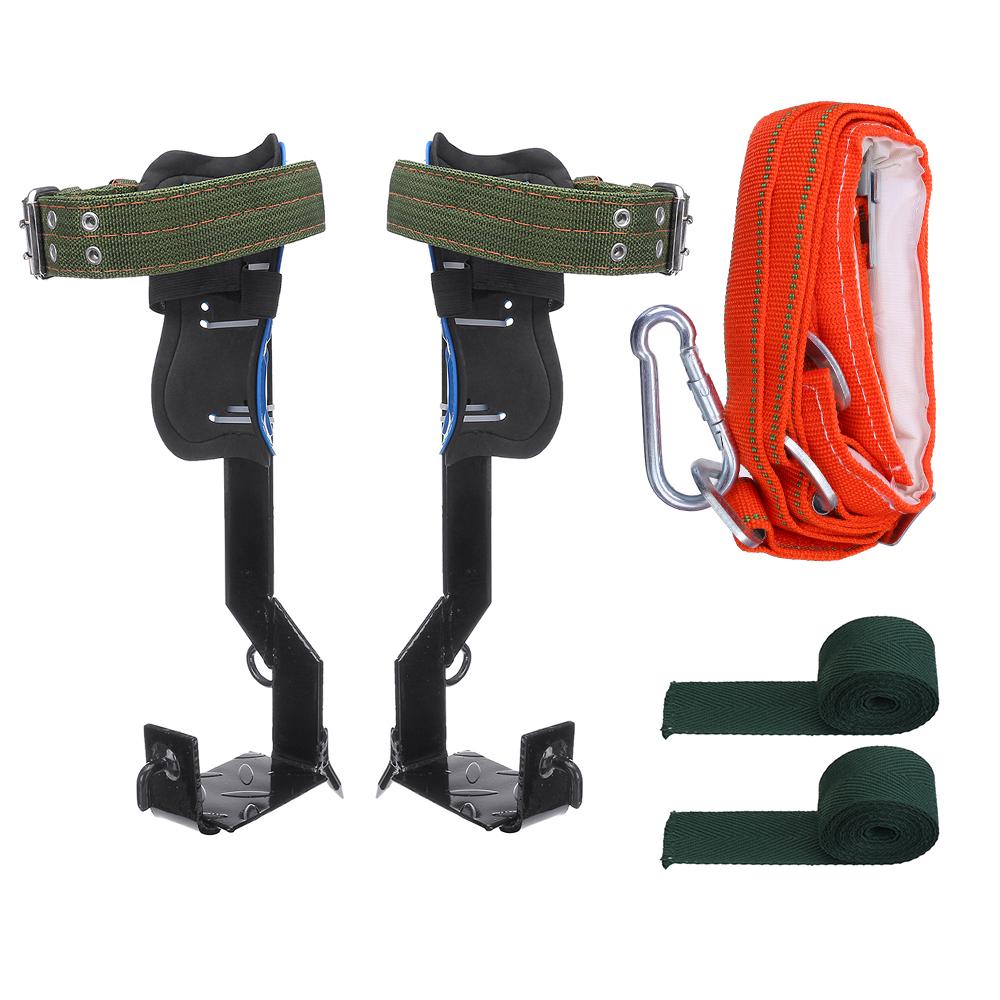 Buy A Pair Tree Climbing Spurs Tree Climb Spikes, Adjustable Pad Safety