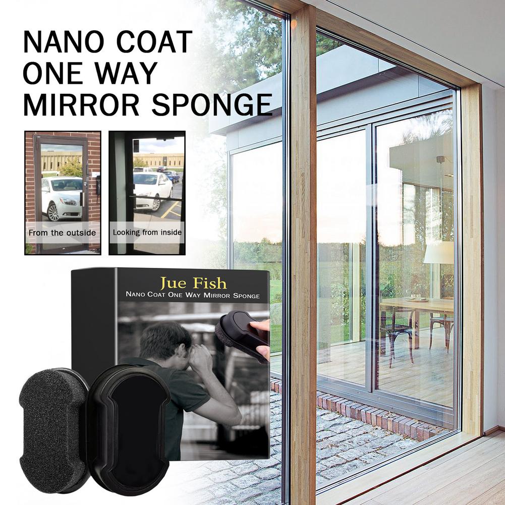 Anti Peeping Glass Cleaning Sponge Isolate Glass From Light Dedicated for Privacy Protection in Cars & Home Glass