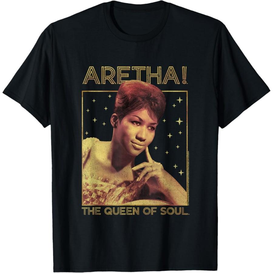 Футболка Aretha Franklin Portrait of a Queen XXXXXL чёрный
