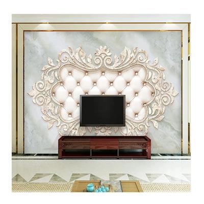 European Marble 3D Wallpaper Pattern Soft Bag Mural Wall Paper Living Room TV Bedroom Luxury Home Decor