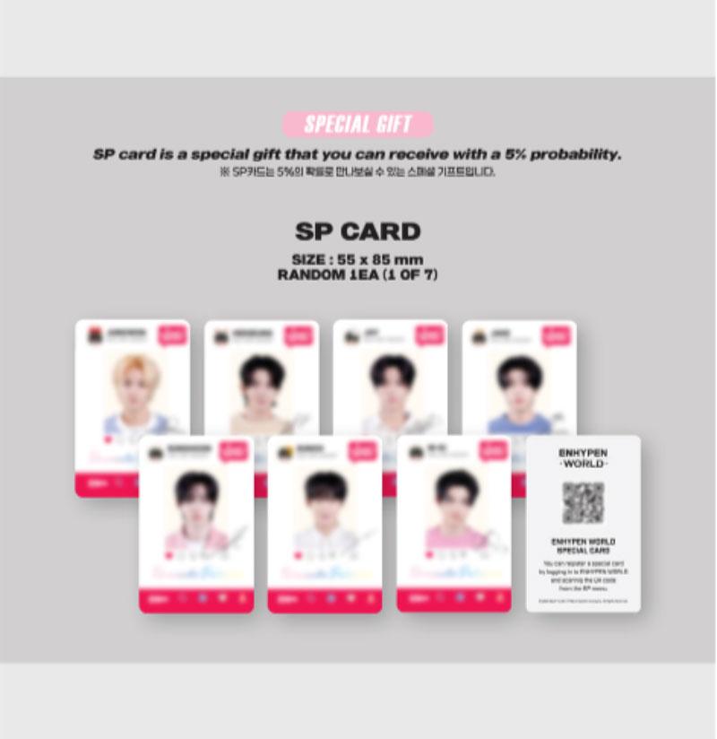 [Artículo en Pre-Pedido] ENHYPEN – COLECCIÓN DE TARJETAS WORLD COUPON (Ver. de Regalo / Ver. Básica)