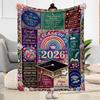 Graduation Motivation Blanket Comfortable Great for Office Seaside Couch Four Seasons Universal Stylish Decor