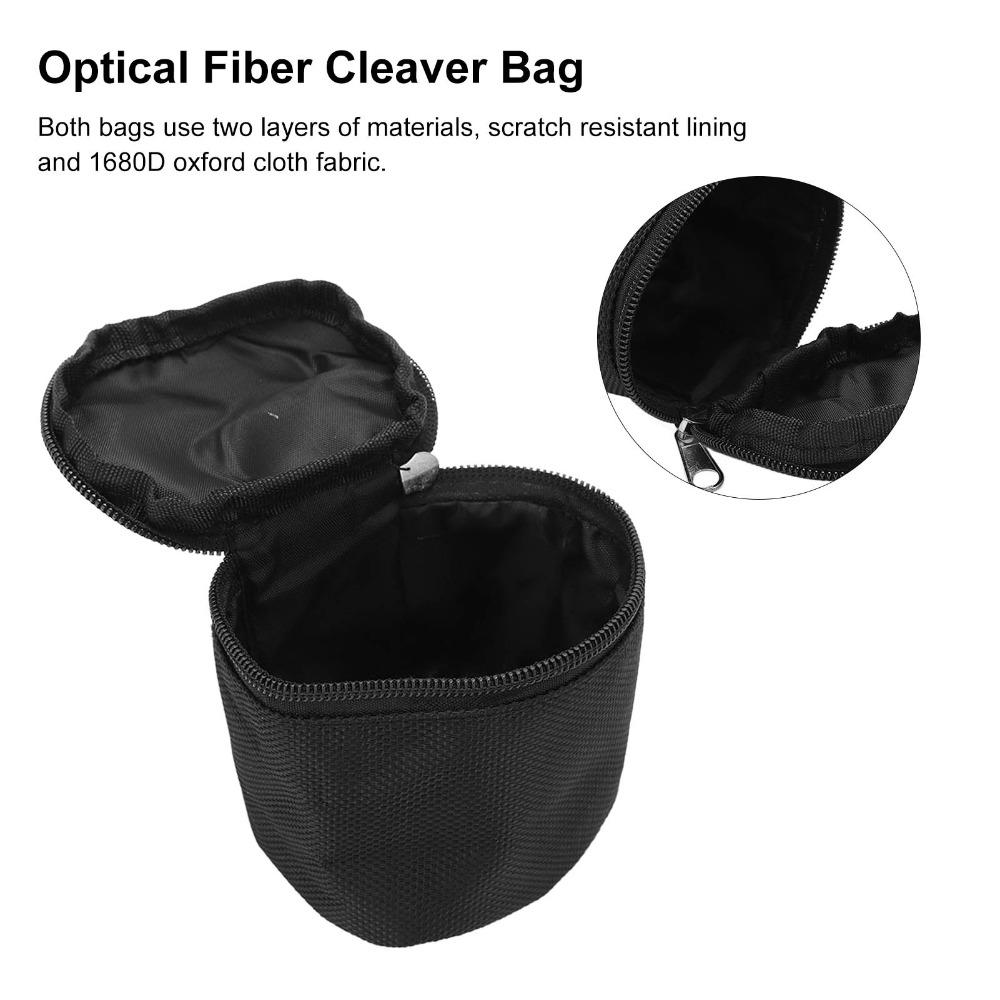 Oxford Cloth Fiber Optic Tool Bag Compact Scratch Proof Fiber Cleaver Tool Bag Easy To Clean Wide Mouth Portable Organizer Pouch